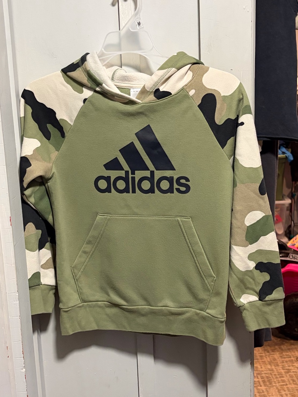 Kids adidas hoodie size s